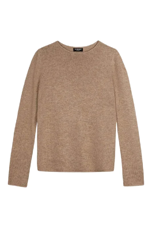 Repeat Cashmere Boat Neck Sweater in Taupe