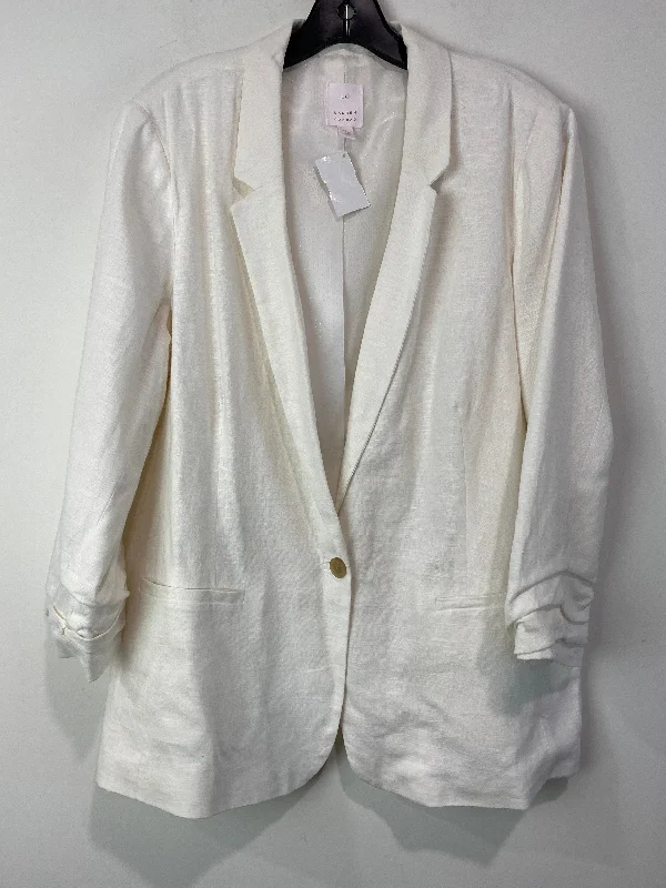 Blazer By Lc Lauren Conrad In White, Size: Xl