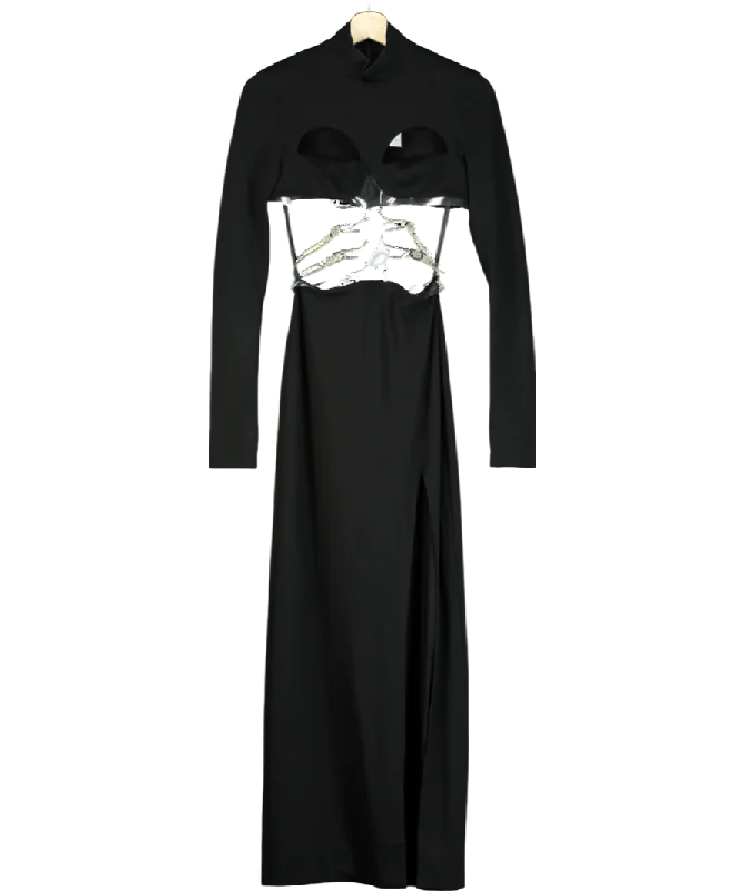 Christopher Kane Black Cutout Maxi Dress No Size