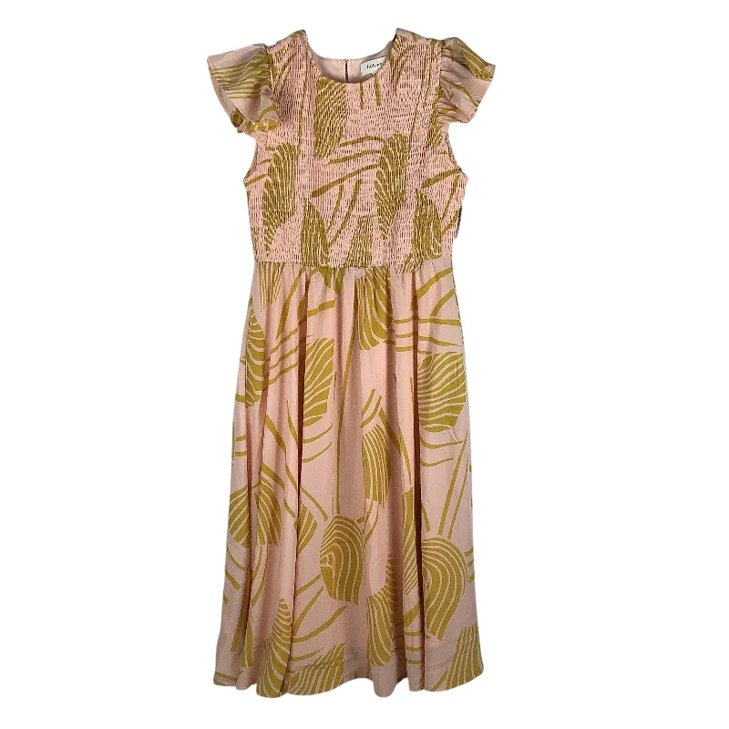 Dress Casual Maxi By Bohme In Peach, Size: S