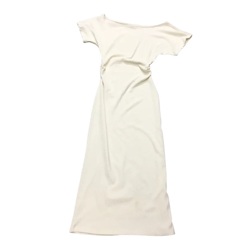 Dress Casual Maxi By Free People In Cream, Size: S