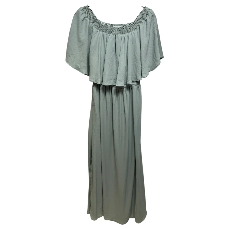 Dress Casual Maxi By Show Me Your Mumu In Aqua, Size: L