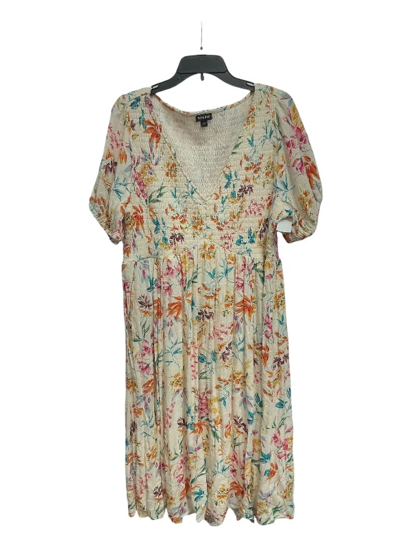 Dress Casual Maxi By Torrid In Floral Print, Size: 1x