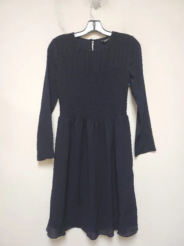 Dress Casual Midi By Club Monaco In Navy, Size: Xs