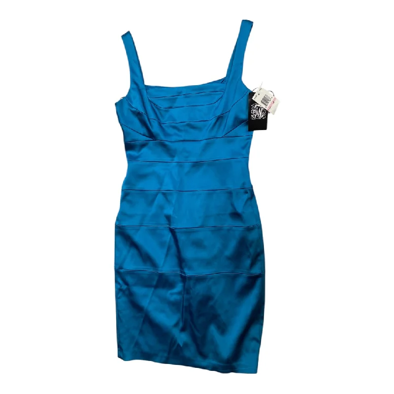 Dress Casual Midi By Cmc In Teal, Size: 10