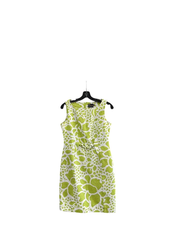 Dress Casual Midi By Just Taylor In Green, Size: 2