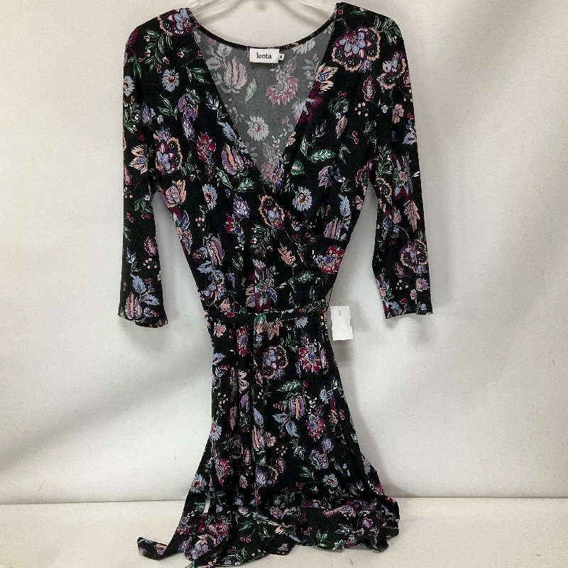 Dress Casual Midi By Leota In Floral Print, Size: M