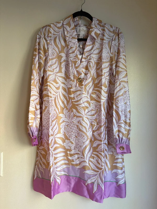 Dress Casual Midi By Lilly Pulitzer In Multi-colored, Size: Xs