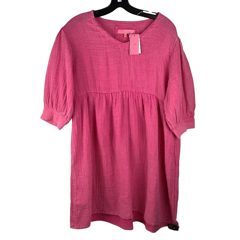 Dress Casual Midi By Simply Southern In Pink, Size: S