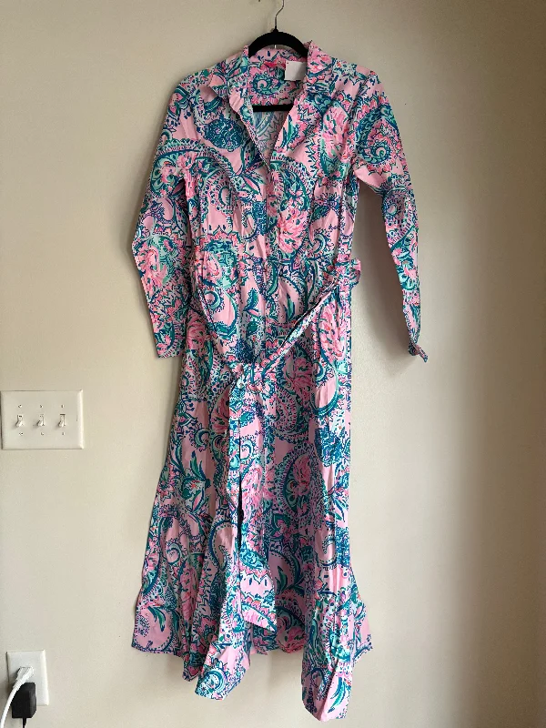 Dress Party Long By Lilly Pulitzer In Multi-colored, Size: 4