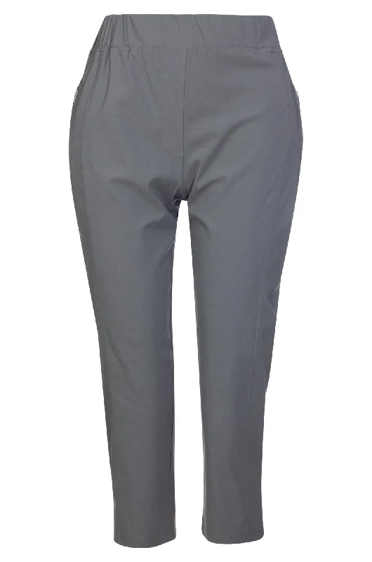 Micro Stretch Mid Calf Pants | GRAPHITE | 2161A1