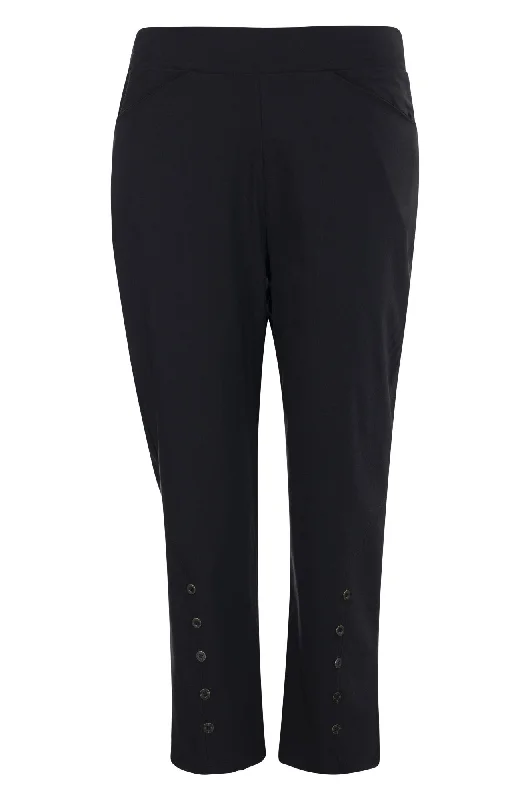 Platinum Bengaline Mid Calf Pants | BLACK | 6306AR