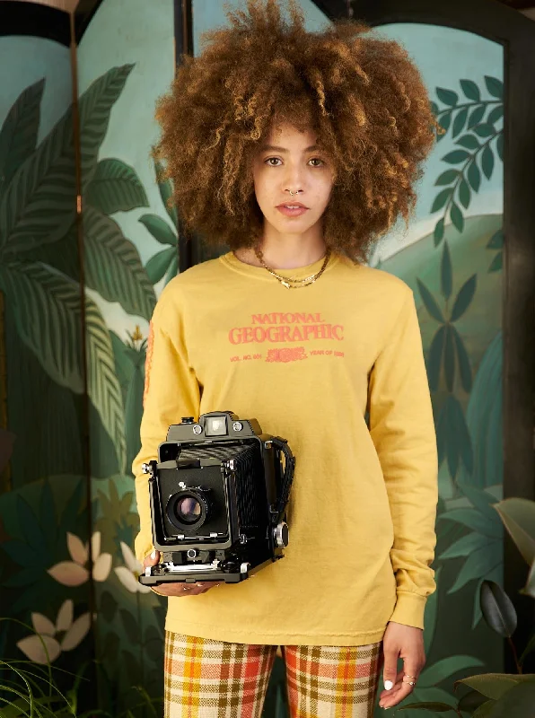 National Geographic x Parks Project Legacy Puffy Print Long Sleeve - Mustard